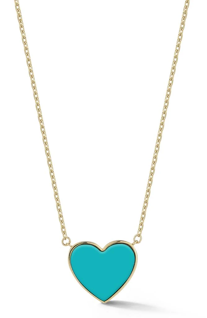 商品Ember Fine Jewelry|14K Gold Heart Pendant Necklace,价格¥4676,第1张图片