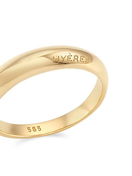商品hyeres-lor|Champagne Moon 14K Chunky Ring S_Yellow Gold,价格¥4421,第2张图片详细描述