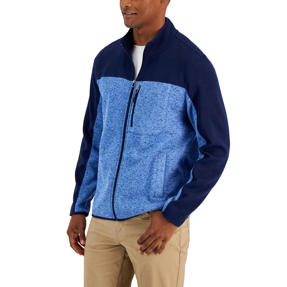 商品Club Room|Men's Full-Zip Fleece Sweater, Created for Macy's,价格¥202,第1张图片