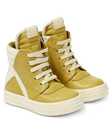 商品Rick Owens|Baby Geo leather sneakers,价格¥2797,第1张图片