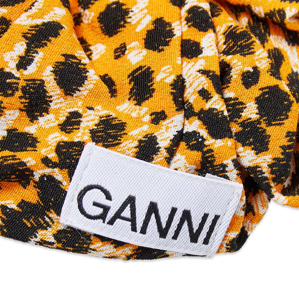 GANNI Hair Scrunchie In Leopard商品第2张图片规格展示