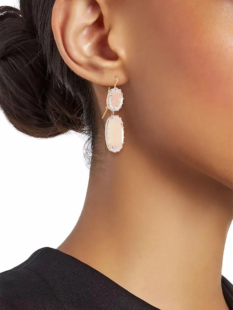 商品Renee Lewis|Two-Tone 18K Gold &amp; Kunzite Drop Earrings,价格¥52368,第3张图片详细描述