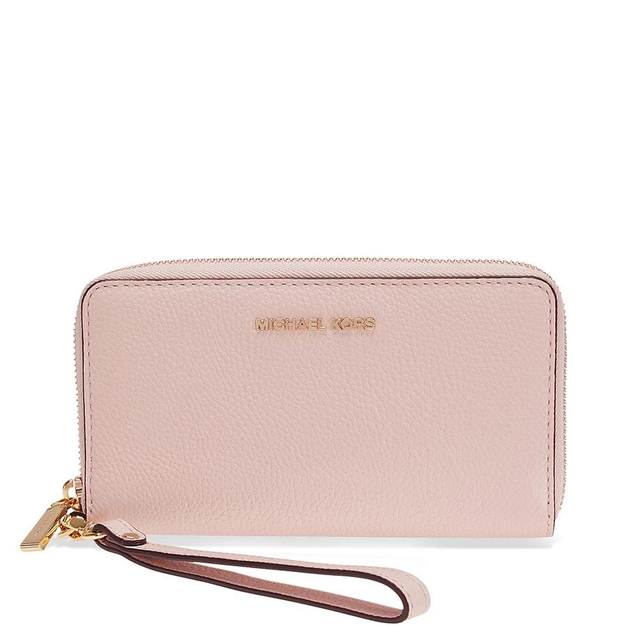 商品Michael Kors|Michael Kors Large Flat Mercer Wristlet- Soft Pink,价格¥825,第1张图片