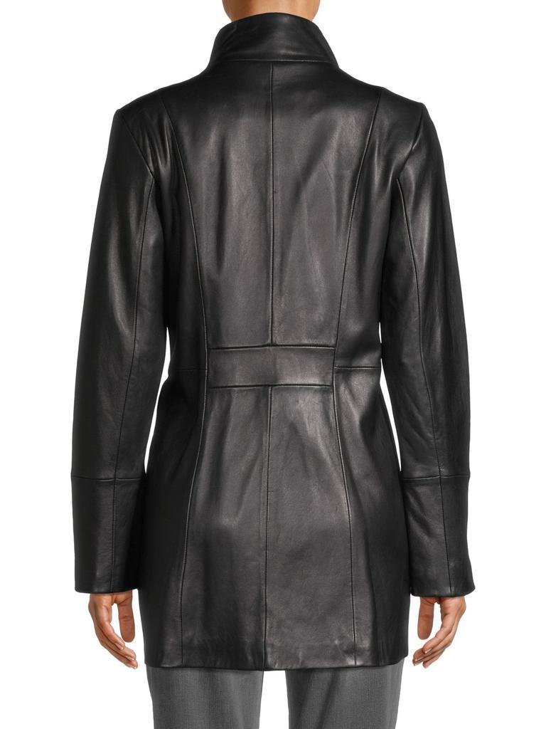 商品Cole Haan|Leather Car Coat,价格¥1688,第4张图片详细描述