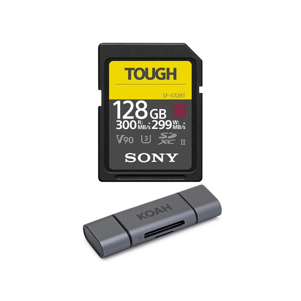 商品SONY|128Gb Uhs-Ii Tough G-Series Sd Card With Dual-Slot Card Reader,价格¥1563,第1张图片