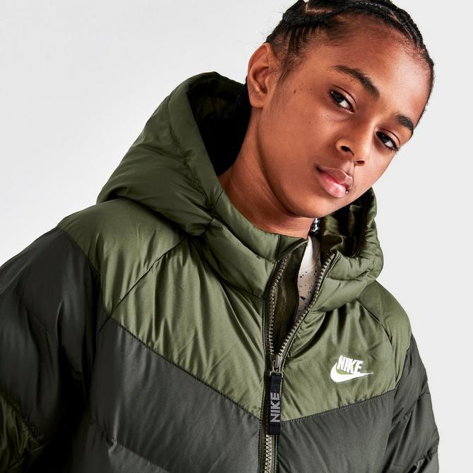 Kids' Nike Synthetic Fill Hooded Puffer Jacket商品第5张图片规格展示