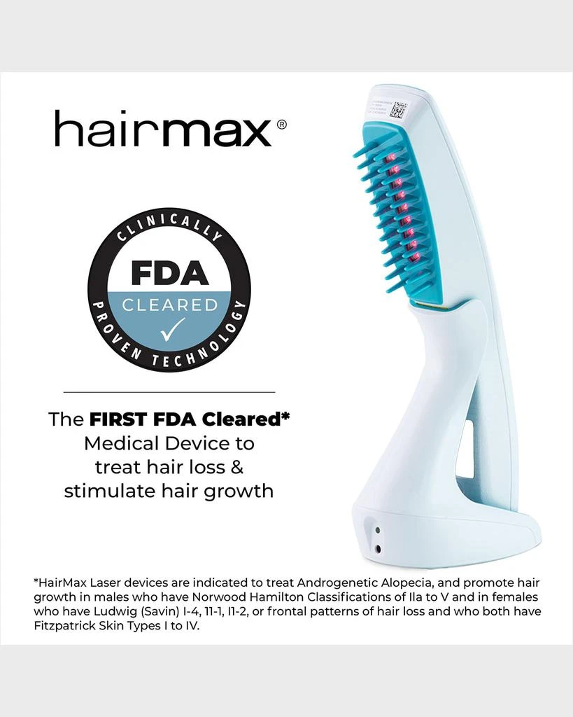 商品HairMax|Ultima 9 Lasercomb Hair Growth Device,价格¥1547,第3张图片详细描述