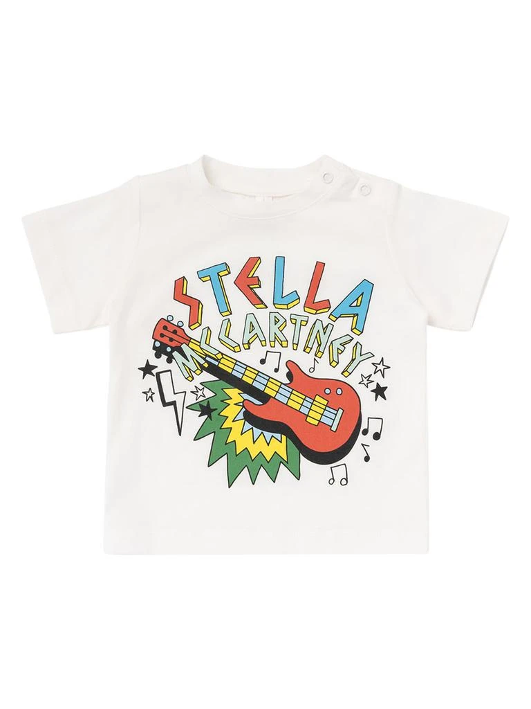 商品Stella McCartney|Guitar Print Organic Cotton T-shirt,价格¥285,第1张图片