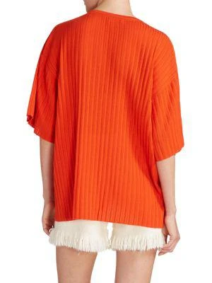 商品Chloé|Rib Knit Pullover Top,价格¥1485,第2张图片详细描述