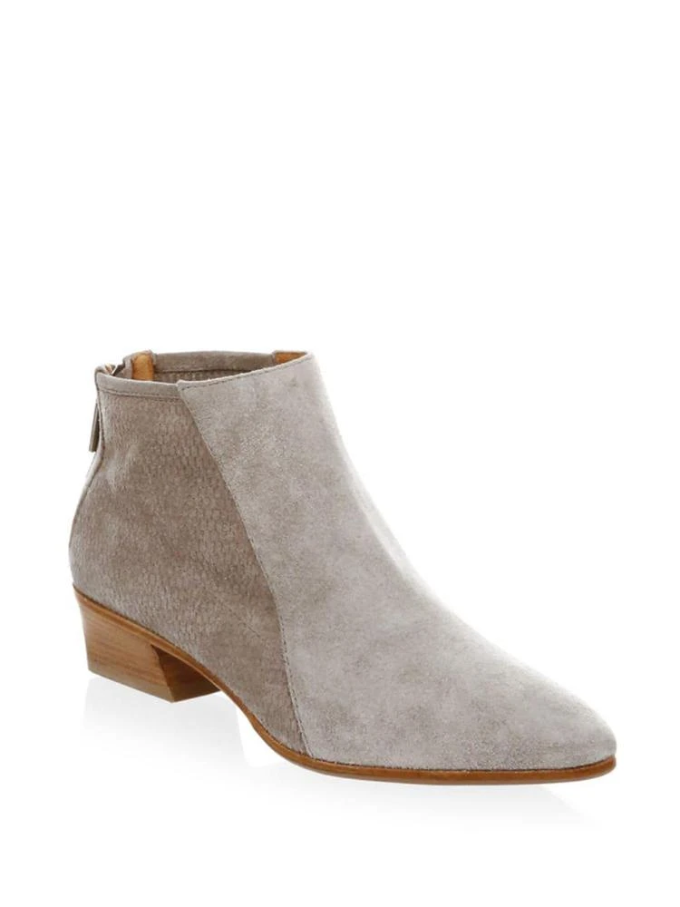 商品Aquatalia|Textured Suede Booties,价格¥1275,第1张图片