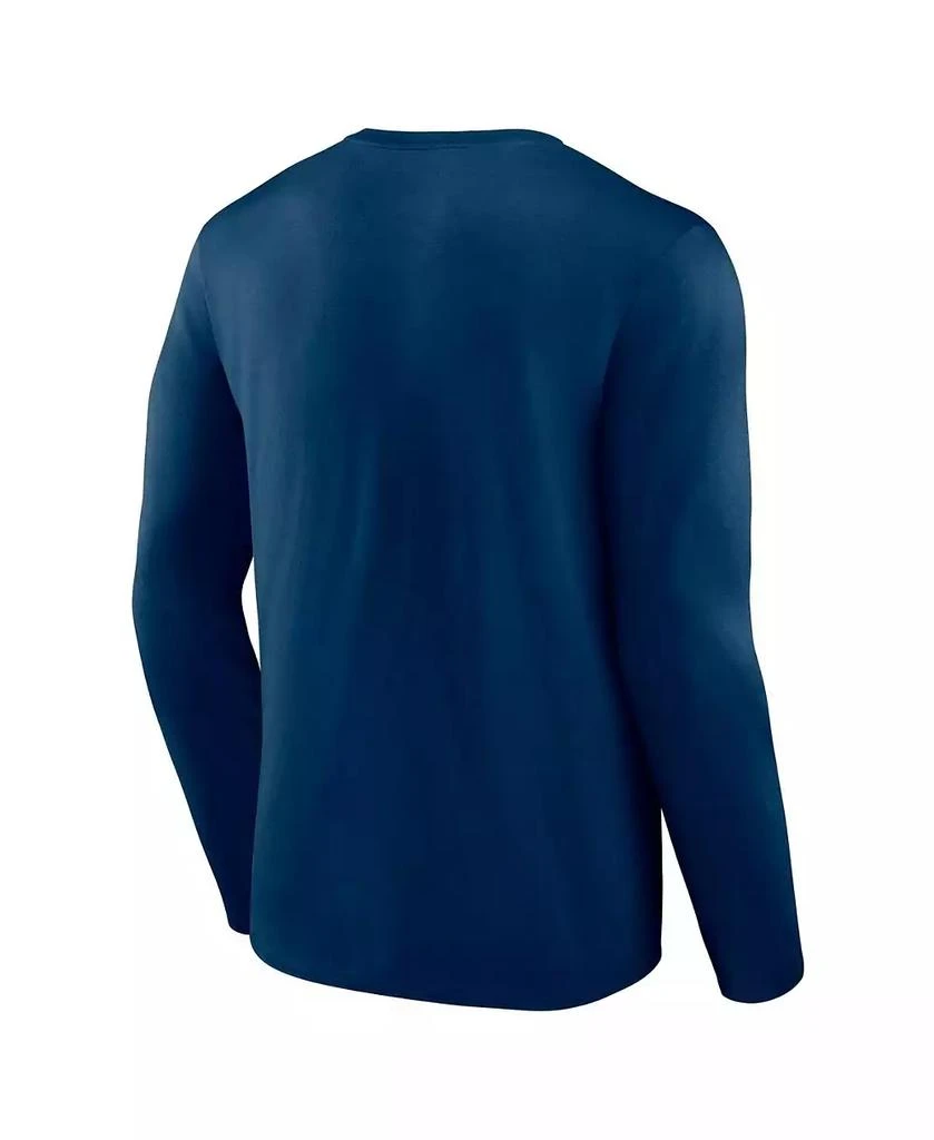 商品Fanatics|Men's Deep Sea Blue Seattle Kraken Authentic Pro Core Collection Secondary Long Sleeve T-shirt,价格¥262,第2张图片详细描述