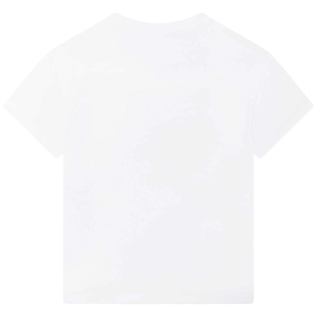 商品Kenzo|Kenzo Kids T-shirt Bianca Con Iconica Tigre E Logo,价格¥922,第2张图片详细描述