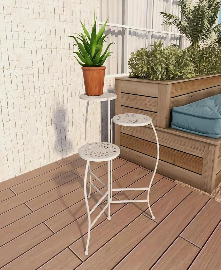 Metal Indoor Outdoor 3 Tier Floral Plant Stand 商品