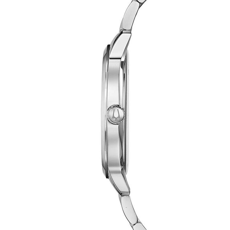 商品Bulova|Men's Dress Stainless Steel Bracelet Watch 41mm, Created for Macy's,价格¥740,第2张图片详细描述