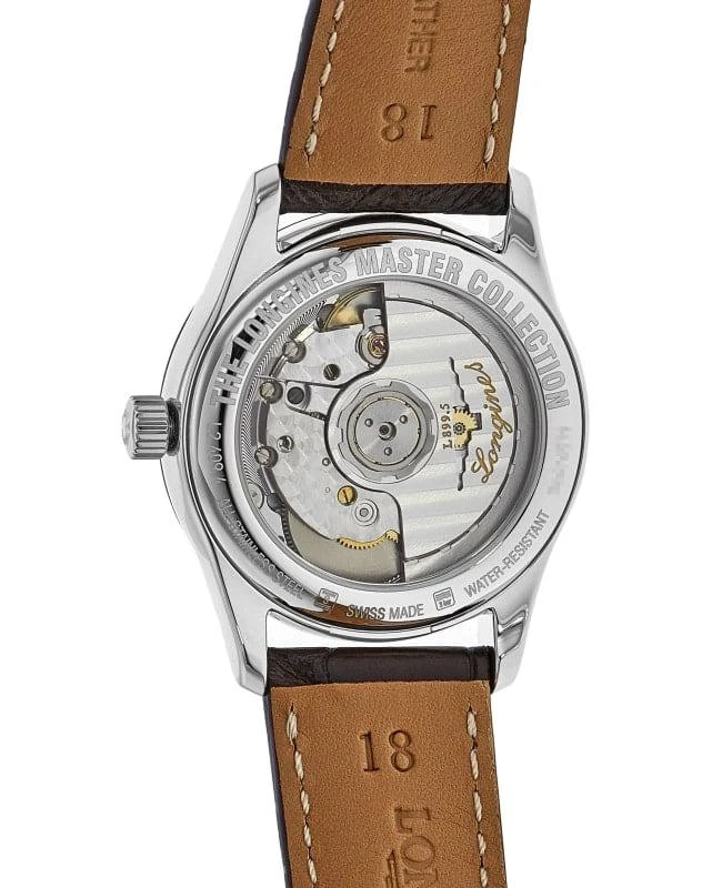 商品Longines|Longines Master Collection Automatic 34mm Silver Dial Leather Strap Women's Watch L2.409.4.78.3,价格¥15410,第3张图片详细描述
