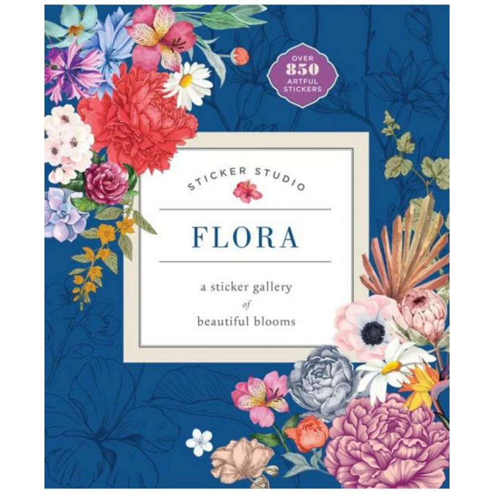 商品Barnes & Noble|Sticker Studio- Flora- A Sticker Gallery of Beautiful Blooms by Chloe Standish,价格¥155,第1张图片