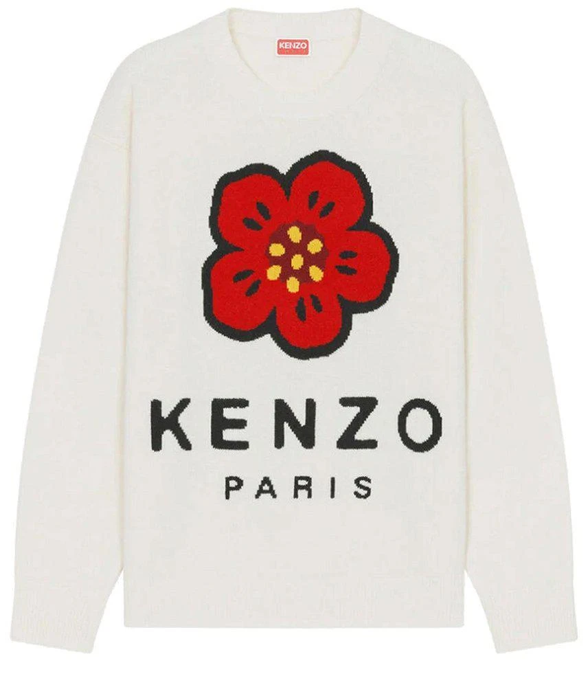 商品Kenzo|Kenzo Poppy Flower Knitted Jumper,价格¥1777,第1张图片