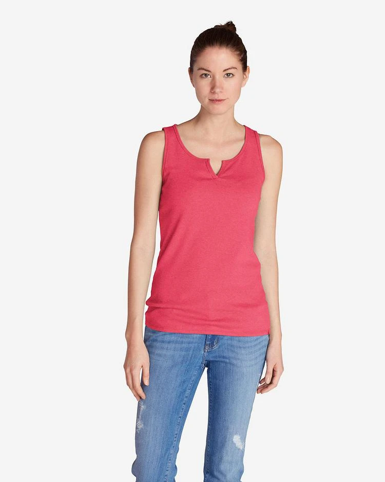 商品Eddie Bauer|Women's Favorite Notched-Neck Tank Top,价格¥127-¥209,第5张图片详细描述