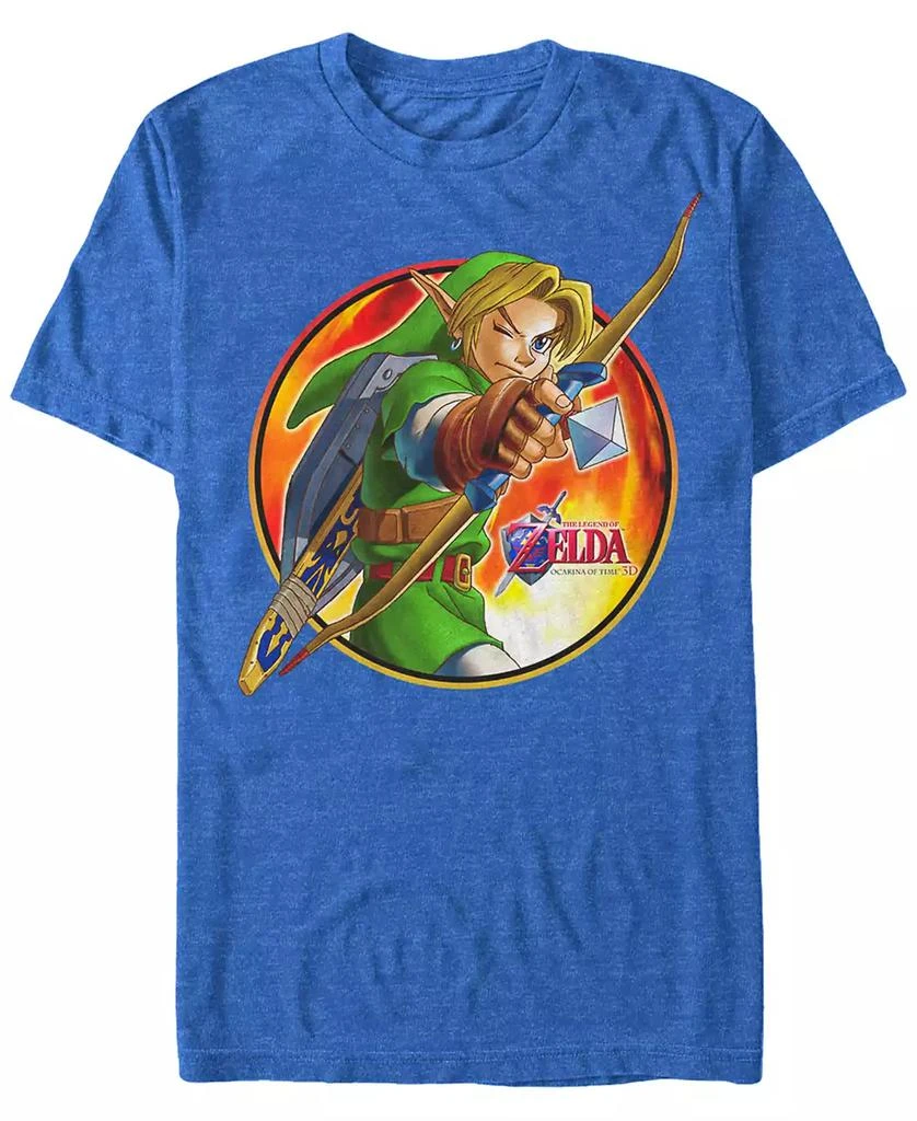 商品Nintendo|Nintendo Men's Legend of Zelda Archer Link Short Sleeve T-Shirt,价格¥187,第1张图片