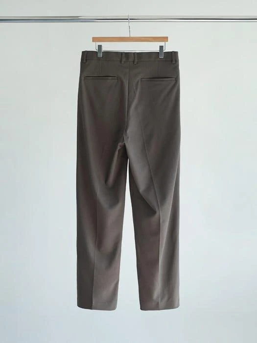 商品LIEU HOMME|SEMI WIDE FIT SET UP SLACKS CHARCOAL,价格¥529,第2张图片详细描述