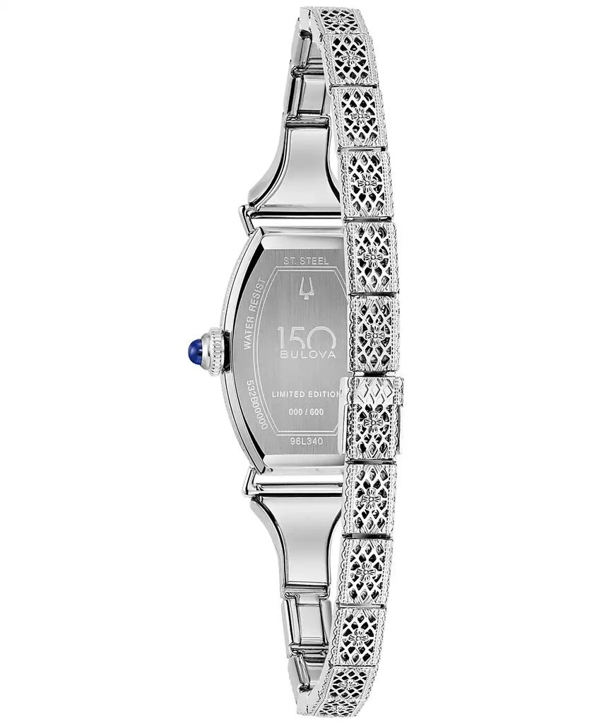 商品Bulova|150th Anniversary Women's Art Deco Miss America Stainless Steel Expansion Bracelet Watch 18mm,价格¥14482,第4张图片详细描述