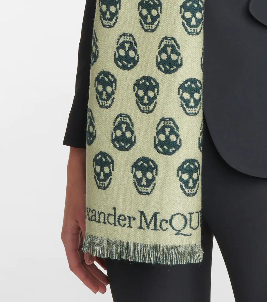 商品Alexander McQueen|羊毛围巾,价格¥1706,第5张图片详细描述