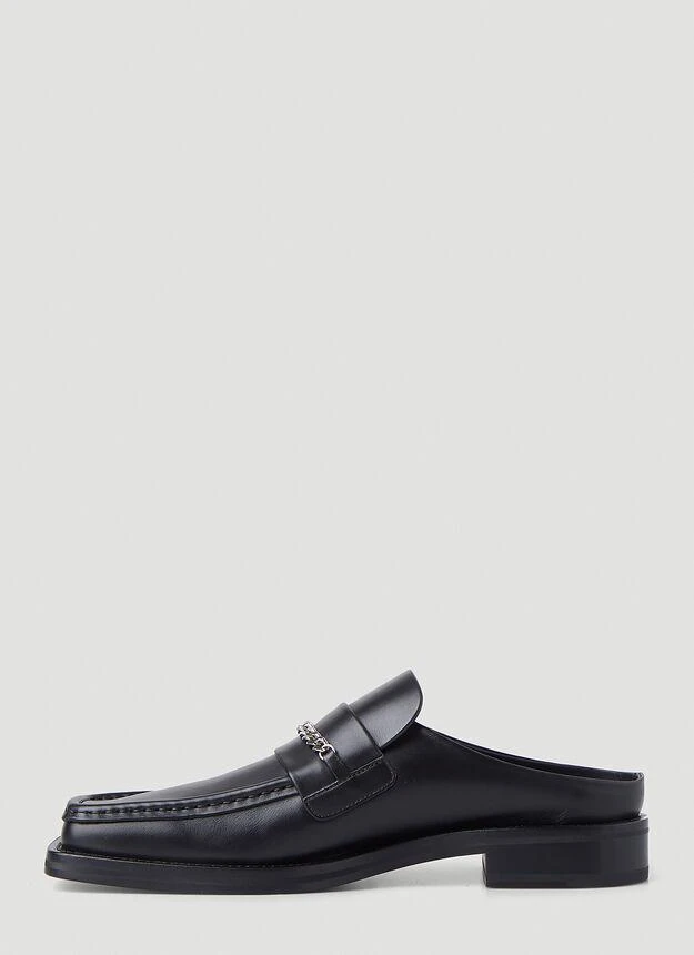 商品Martine Rose|Square Toe Mules in Black,价格¥3051,第3张图片详细描述