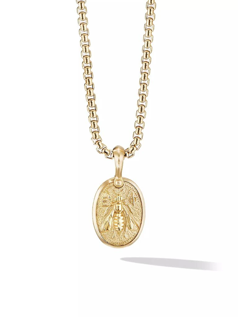 商品David Yurman|Petrvs Bee Amulet in 18K Yellow Gold,价格¥12628,第1张图片