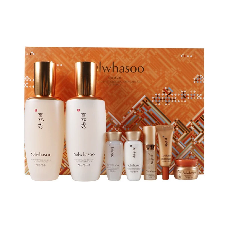 商品Sulwhasoo|韩国 Sulwhasoo 雪花秀 平衡水油滋润祛黄 人参水乳两件套,价格¥764,第1张图片