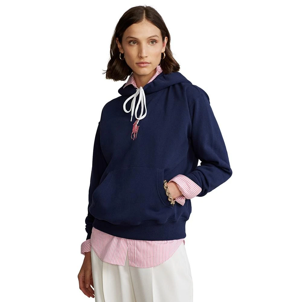 商品Ralph Lauren|Women's Pink Pony Fleece Hoodie,价格¥1123,第1张图片