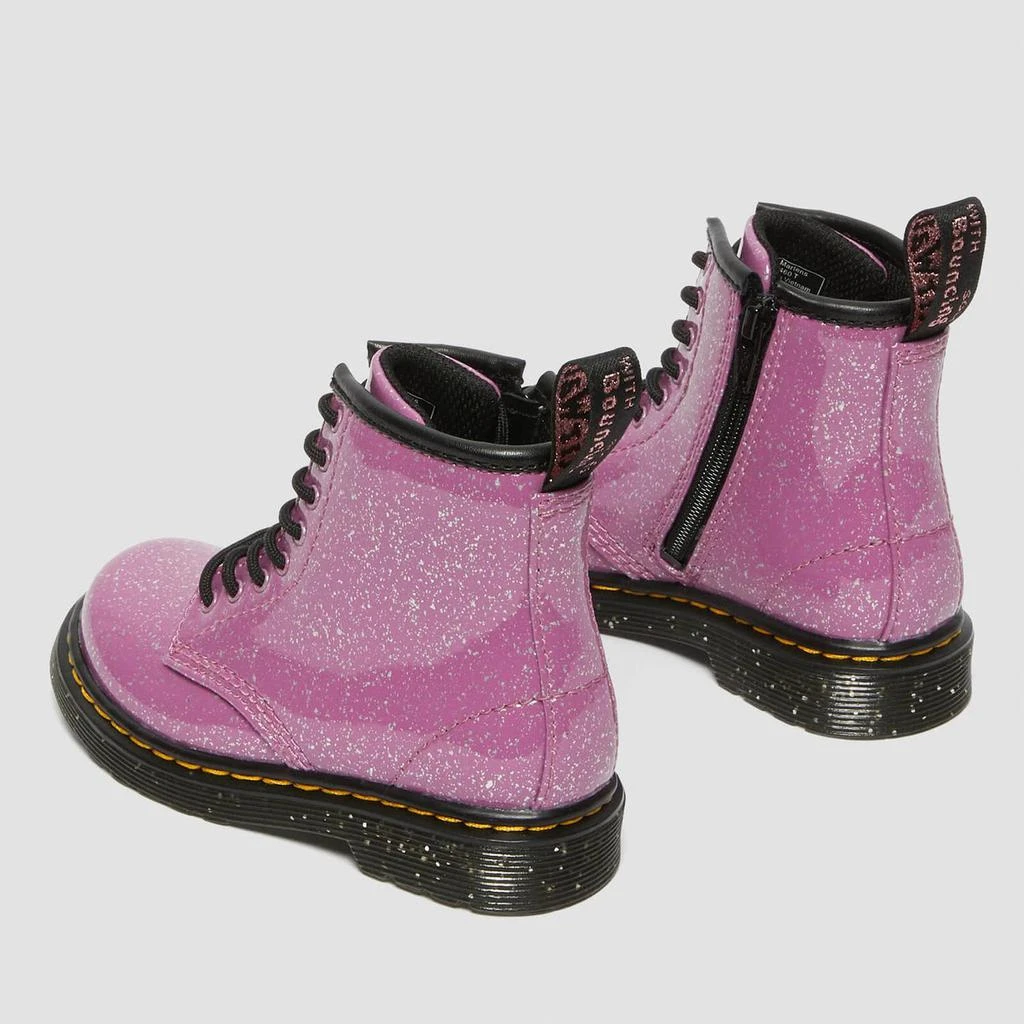 商品Dr. Martens|Dr. Martens Toddlers' 1460 T Lace Cosmic Glitter Boots - Dark Pink,价格¥368,第4张图片详细描述