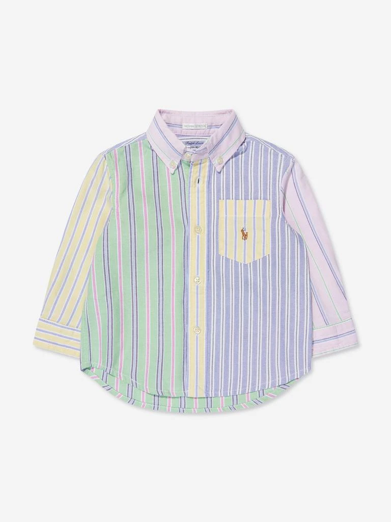 商品Ralph Lauren|Ralph Lauren Baby Boys Shirt And Shorts Set in Multicolour,价格¥552,第3张图片详细描述