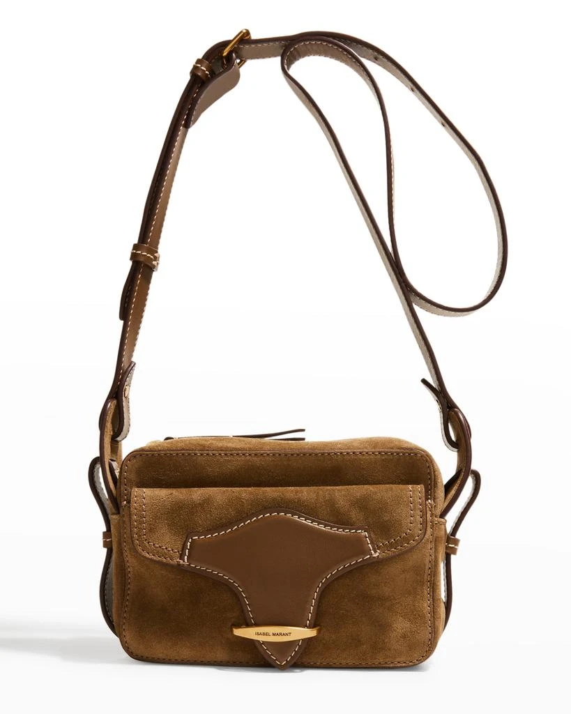 商品Isabel Marant|Wasy Zip Suede Camera Crossbody Bag,价格¥4554,第1张图片