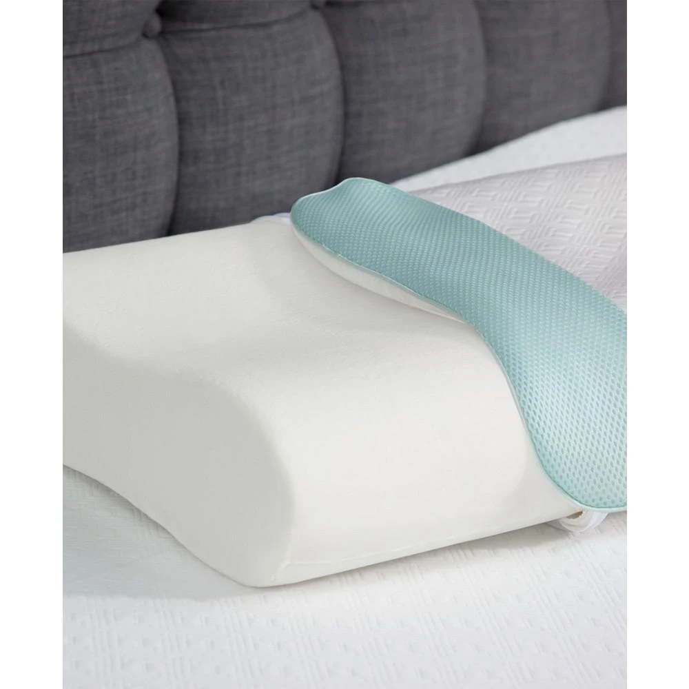 商品IntelliSLEEP|Natural Comfort Contour Memory Foam Pillow, Standard, Created For Macy's,价格¥442,第4张图片详细描述