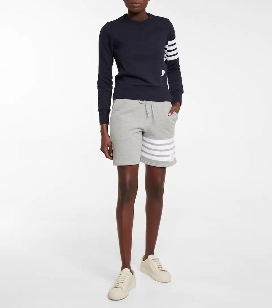 Striped cotton sweatshirt商品第2张图片规格展示