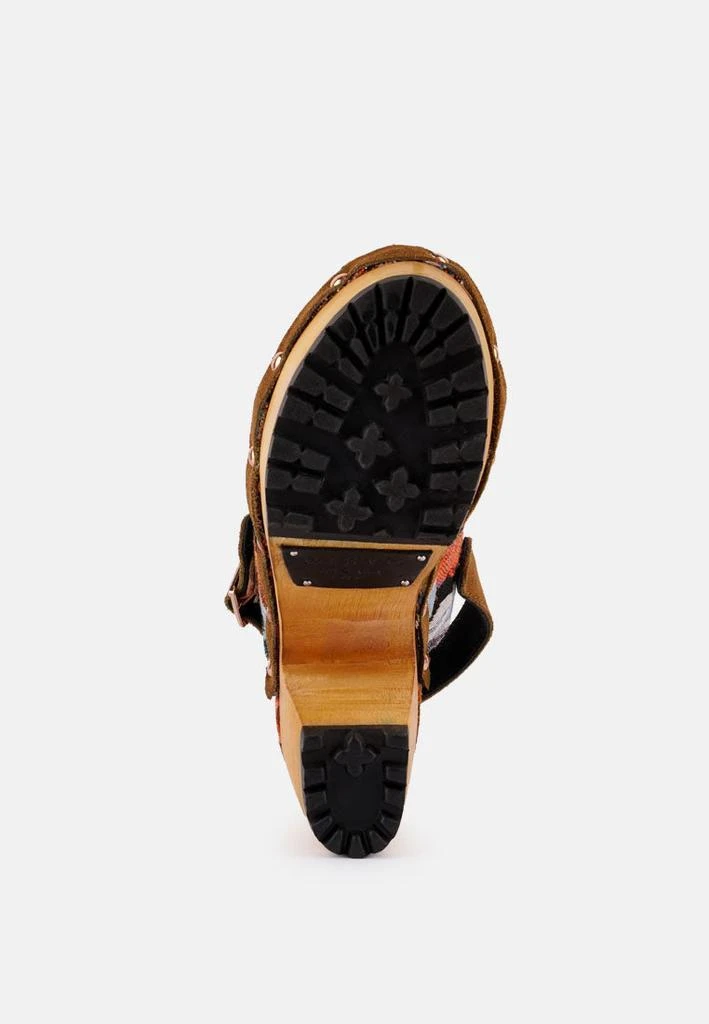 商品Rag & Co|MURAL Tapestry Handcrafted Clogs,价格¥635,第4张图片详细描述
