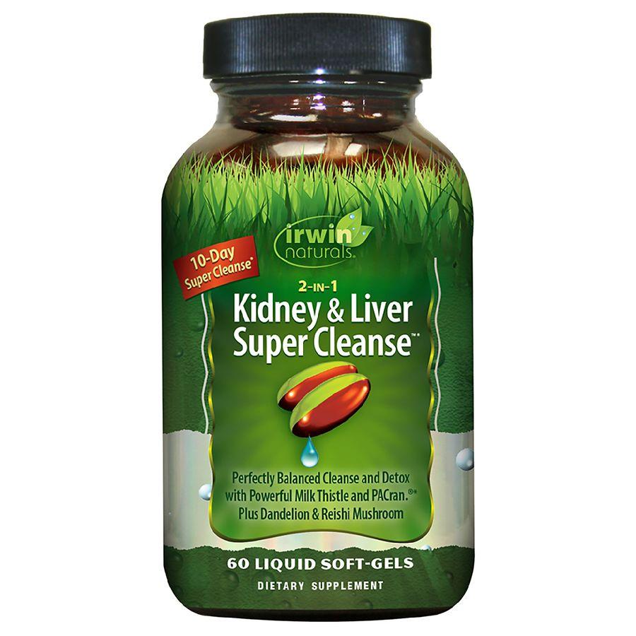 Irwin Naturals | 2-In-1 Kidney & Liver Super Cleanse 109.11元 商品图片