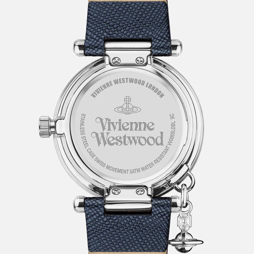 商品Vivienne Westwood|Vivienne Westwood Women's Orb Heart Watch - Blue/Silver,价格¥1703,第3张图片详细描述