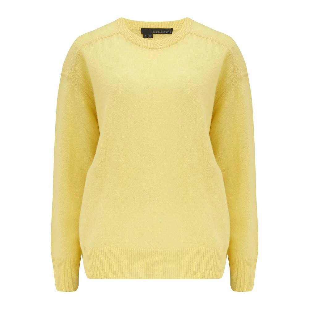 商品360 Cashmere|360 SWEATER Alma Crew Cashmere Jumper - Lemongrass,价格¥2195,第1张图片