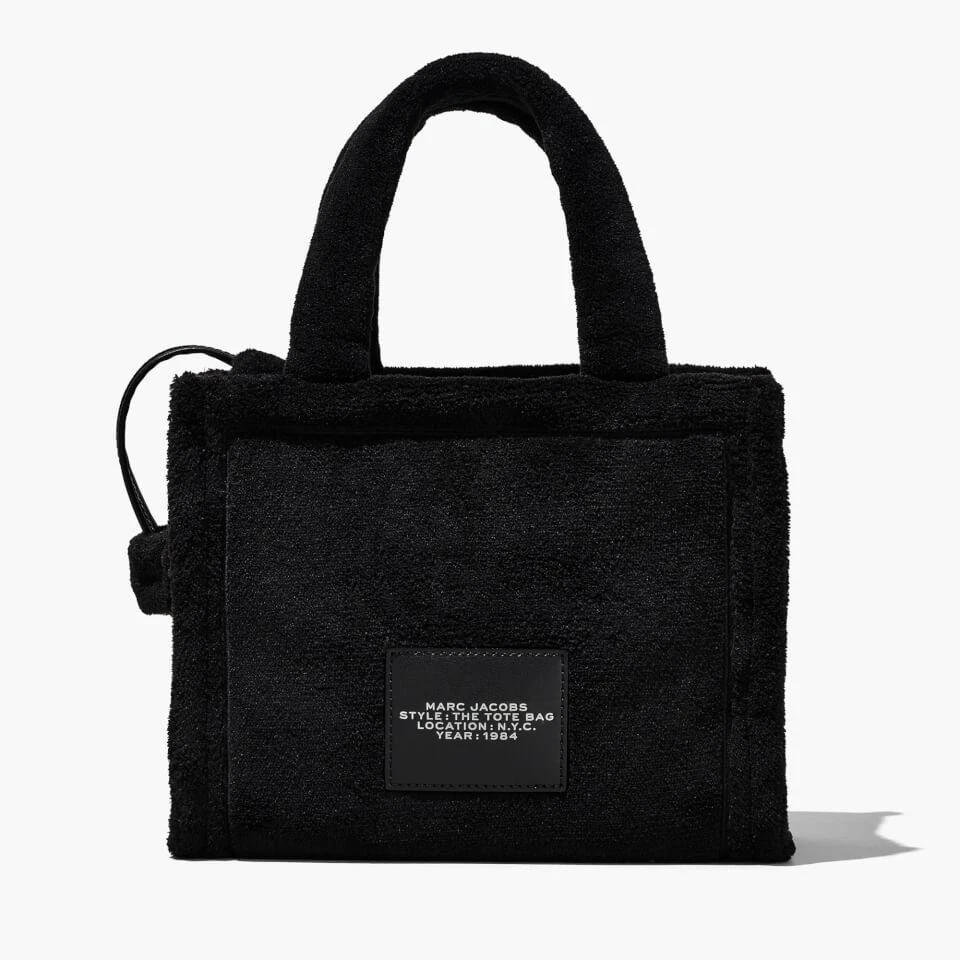 商品Marc Jacobs|Marc Jacobs Women's The Small Terry Tote - Black,价格¥1614,第3张图片详细描述