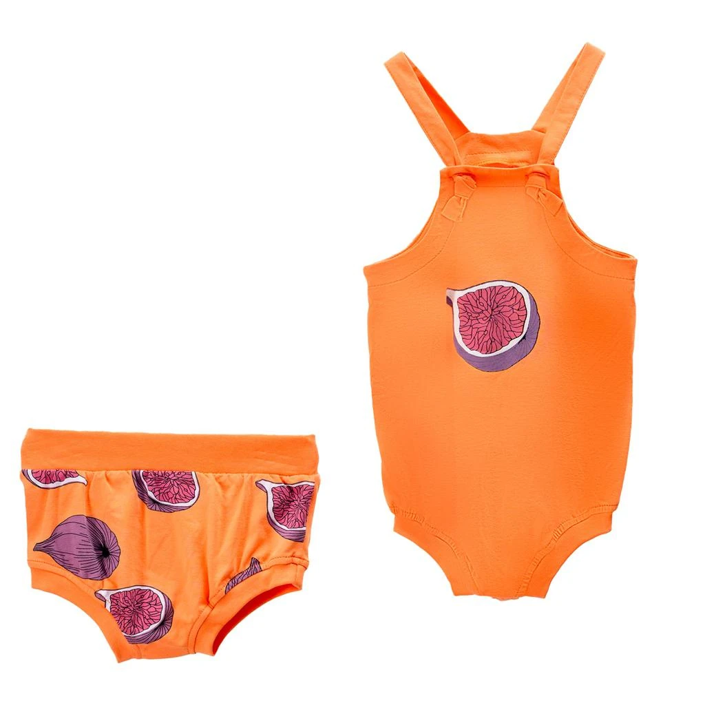 商品moi noi|Orange Fig Graphic Sleeveless Babysuit Outfit,价格¥223,第2张图片详细描述