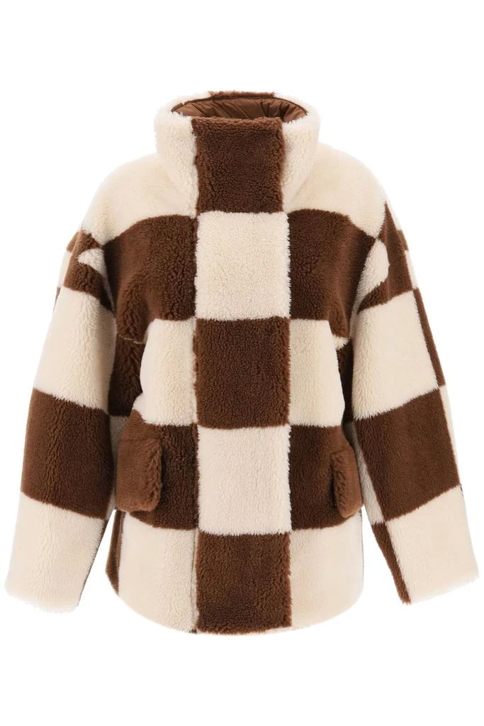 商品STAND STUDIO|dani teddy jacket with checkered motif,价格¥1339,第1张图片