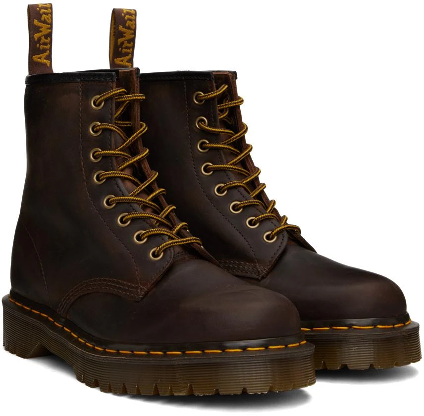 商品Dr. Martens|Brown 1460 Bex Crazy Horse Boots,价格¥727,第4张图片详细描述