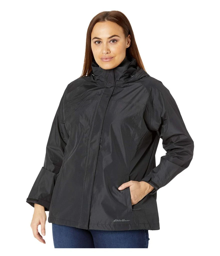 商品Eddie Bauer|Plus Size Packable Rainfoil Jacket,价格¥751,第1张图片