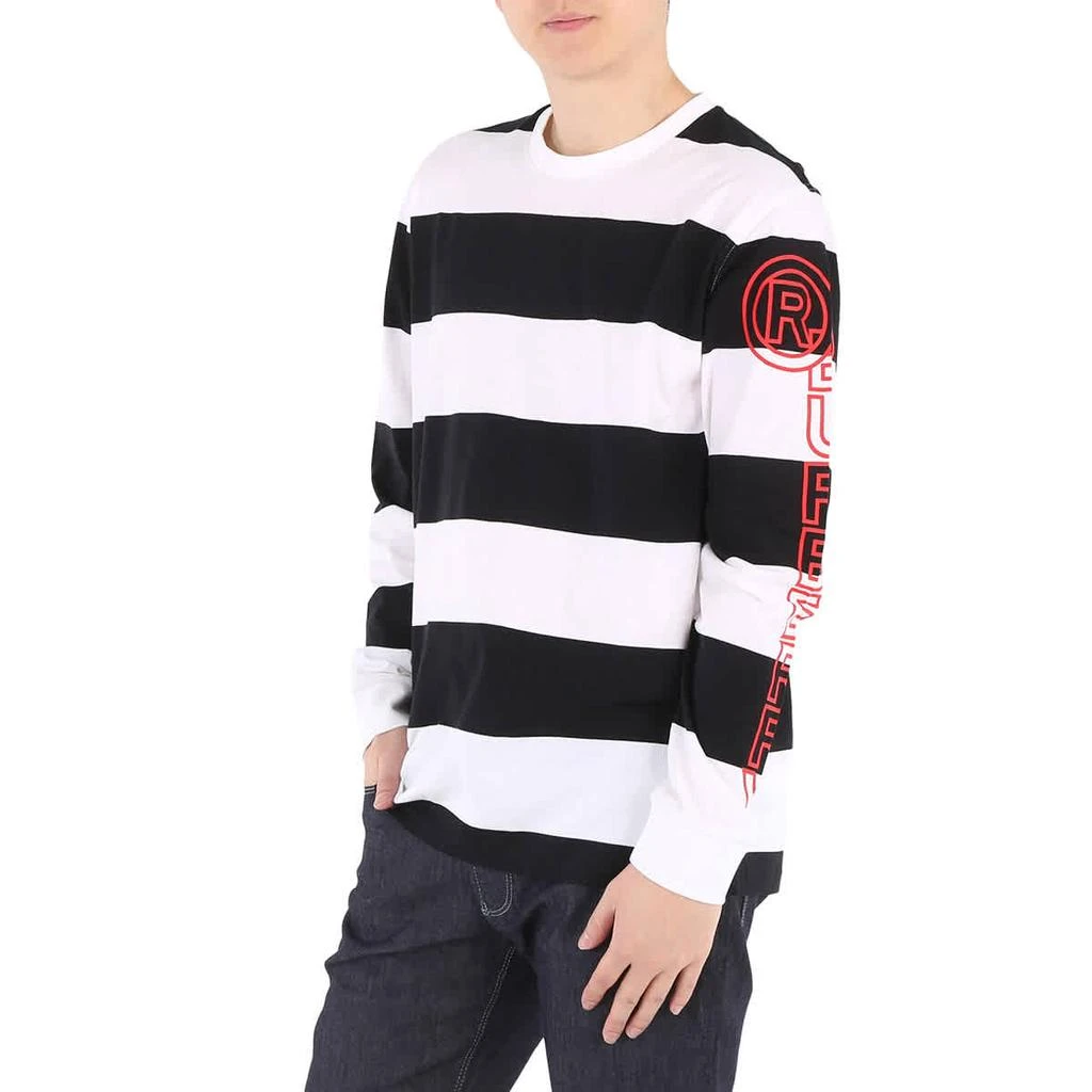 商品Burberry|男士 Laxley 条纹棉质超大长袖 T 恤,价格¥1024,第2张图片详细描述