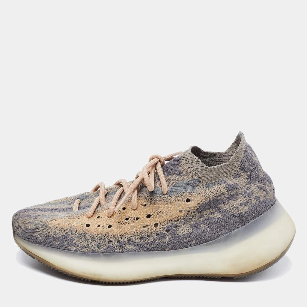 商品[二手商品] YEEZY|Yeezy x adidas Grey/Beige Knit Fabric Boost 380 Mist Low-Top Sneakers Size 43 1/3,价格¥1160,第1张图片