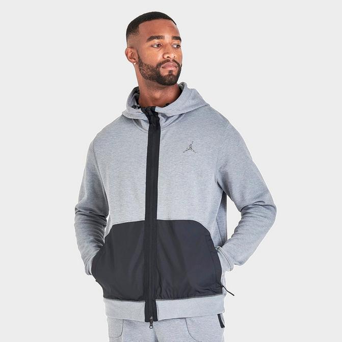 商品Jordan|Men's Jordan Air Dri-FIT Fleece Full-Zip Hoodie,价格¥728,第1张图片