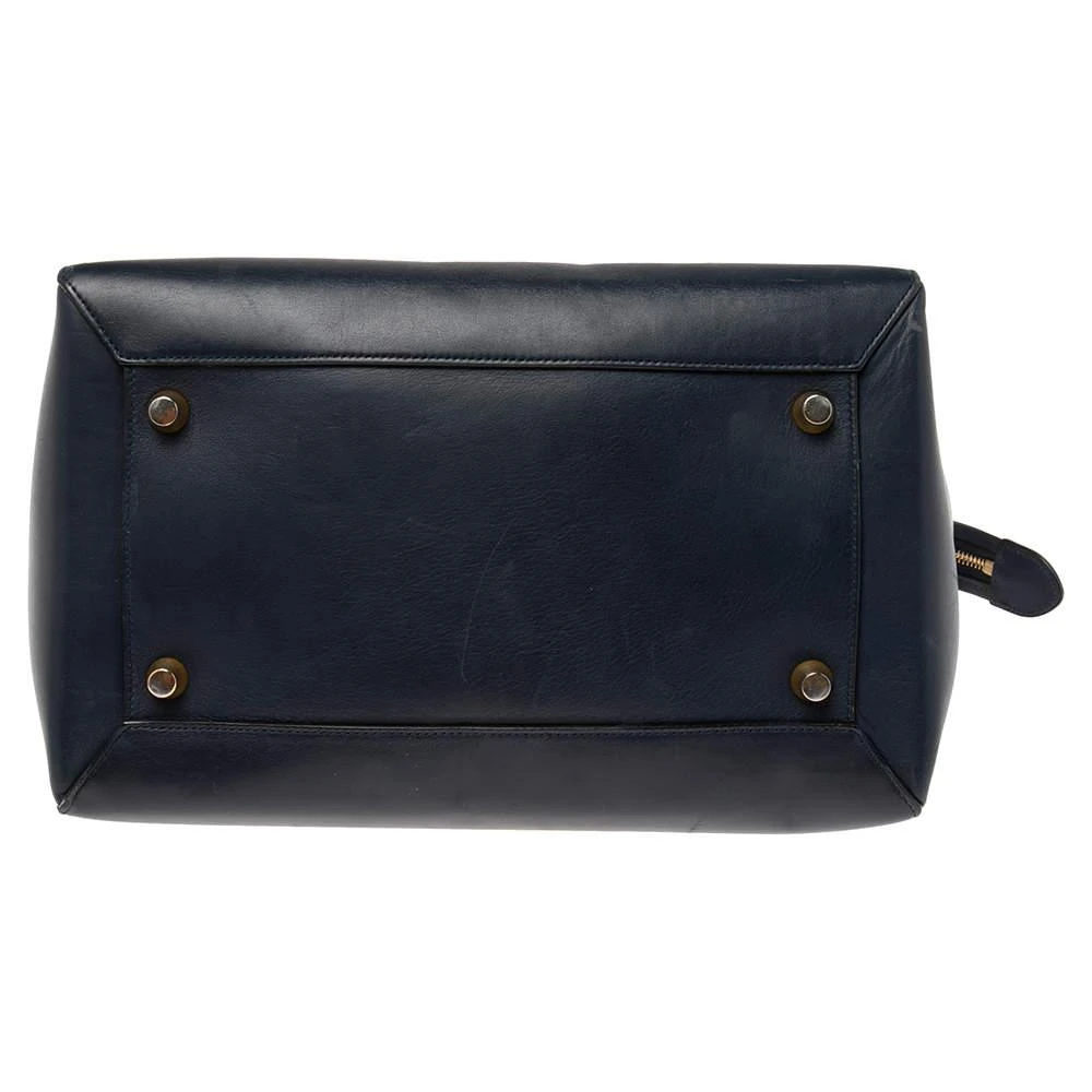 Celine Blue/Brown Leather Small Belt Top Handle Bag 商品