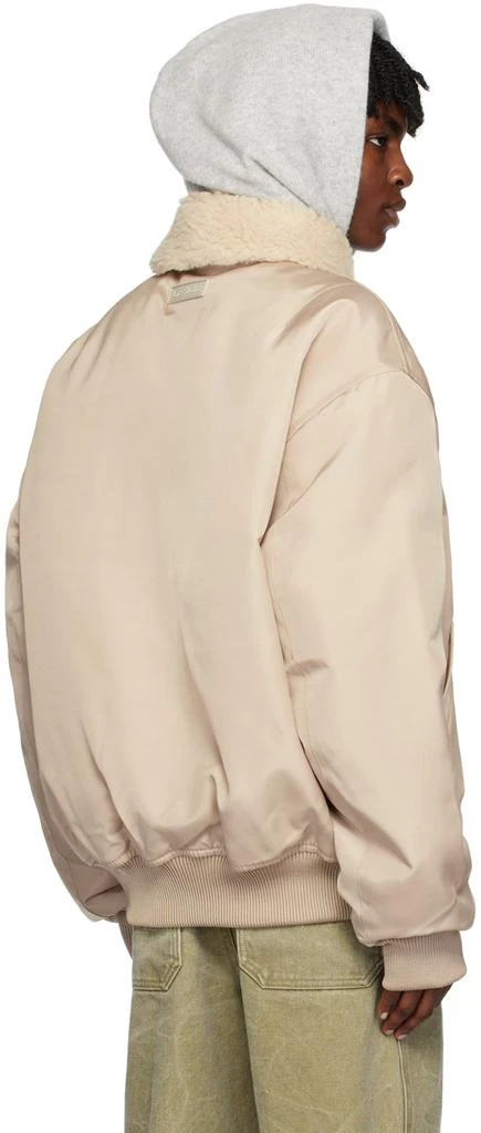 商品Acne Studios|Beige Padded Bomber Jacket,价格¥4423,第3张图片详细描述