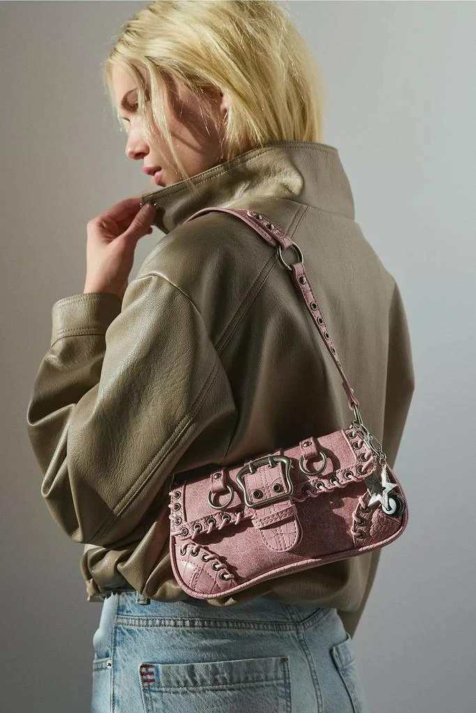 商品Silence + Noise|Silence + Noise Jade Laced Rivet Bag,价格¥472,第1张图片